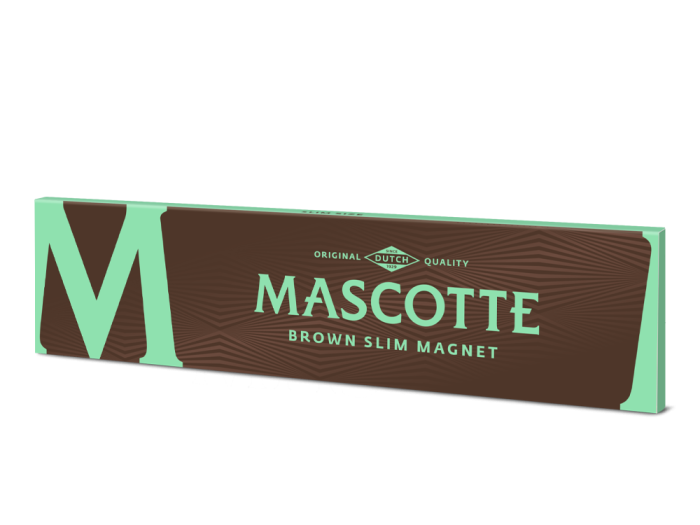 PAPEL LARGO MASCOTTE BROWN SLIM MAGNET
