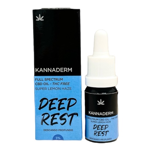 [KANNADERM] ACEITE CBD DEEP REST FULL SPECTRUM 5%