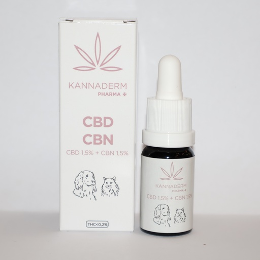 [KANNADERM] ACEITE MASCOTA 1,5%CBD 1,5%CBN
