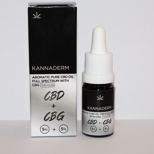 [KANNADERM PHARMA] ACEITE CBD+CBG 5+5%