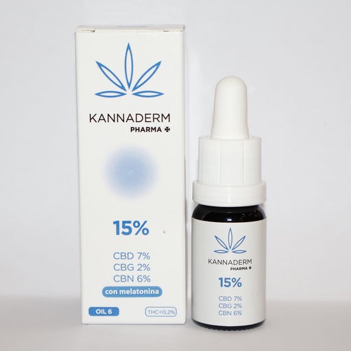 [KANNADERM PHARMA] ACEITE CBD 15% ESPECIFICO Nº6